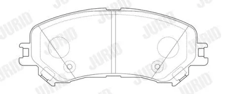 573673J Колодки тормозные (передние) Renault Scenic IV/Megane IV/Espace V/Talisman 15- JURID подбор по vin на Brocar