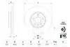 TARCZA HAMULC. VW AMAROK  16- PRZÓD 0986479F04