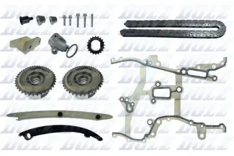 SKCO004V Комплект ланцюга ГРМ Opel Astra J/Corsa D 1.2-1.4 09- DOLZ підбір по vin на Brocar