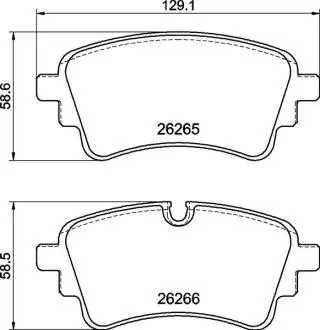 P85185 Гальмівні колодки дискові BREMBO підбір по vin на Brocar