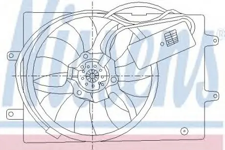 85429 Вентилятор, охлаждение двигателя NISSENS подбор по vin на Brocar
