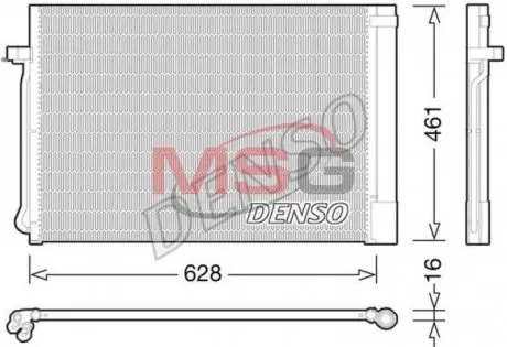 DCN05013 Конденсатор DENSO подбор по vin на Brocar