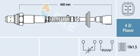 77780 SONDA LAMBDA LEXUS TOYOTA FAE підбір по vin на Brocar