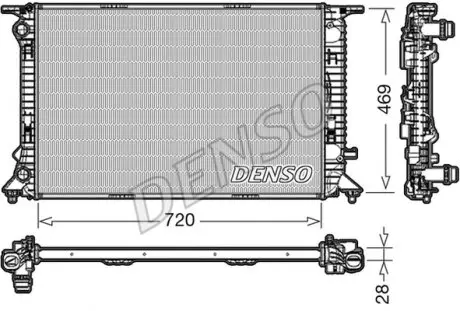 DRM02022 Теплообмінник DENSO підбір по vin на Brocar