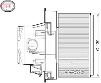 DEA21012 DMUCHAWA PEUGEOT DENSO підбір по vin на Brocar
