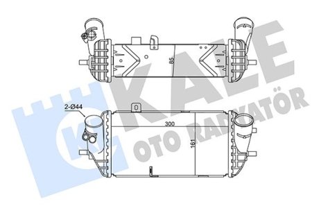 350785 HYUNDAI Интеркулер i20/30,Solaris IV,Kia Ceed,Rio III,IV 1.1/1.6CRDi KALE OTO RADYATOR подбор по vin на Brocar