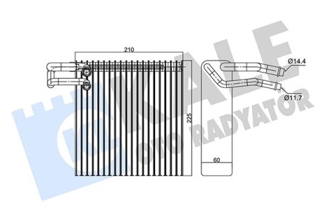 350075 Испаритель Duster,Logan,Sandero,Modus,Nissan Micra III KALE OTO RADYATOR подбор по vin на Brocar