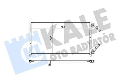 378200 Радиатор кондиционера Doblo,Punto 1.2/1.3JTD/1.9JTD 99- KALE OTO RADYATOR подбор по vin на Brocar
