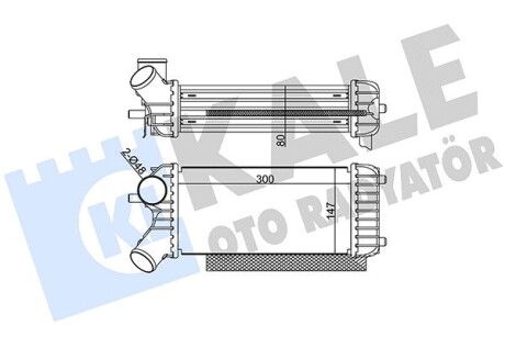 344935 Интеркулер C-Max II,Grand C-Max 1.6TDCi -10 KALE OTO RADYATOR підбір по vin на Brocar