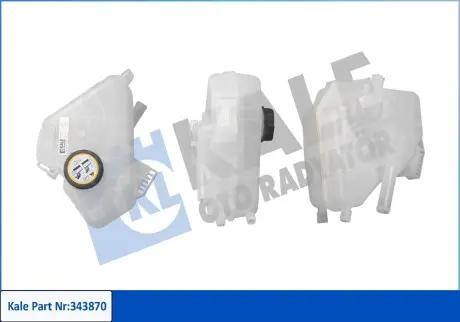 343870 Расширительный бачок Fiesta VI 1.25/1.6 -8 KALE OTO RADYATOR подбор по vin на Brocar