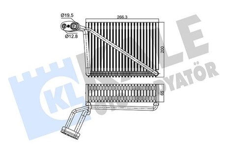 350085 Испаритель Audi A4,Skoda SuperB I,Passat 96- KALE OTO RADYATOR подбор по vin на Brocar