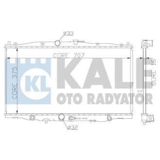 384100 HONDA Радиатор охлаждения Accord VII 2.0 03- KALE OTO RADYATOR підбір по vin на Brocar