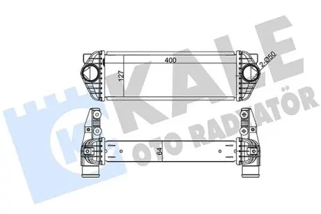 344920 FORD Інтеркулер Transit Connect 1.8TDCi 06- KALE OTO RADYATOR підбір по vin на Brocar