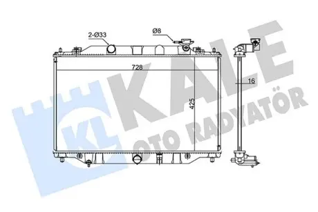 347930 Радиатор охлаждения CX-5 2.0/2.5 11- KALE OTO RADYATOR підбір по vin на Brocar