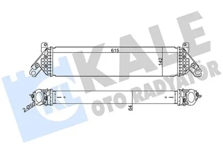 344960 Інтеркулер Mazda 3, 6, Cx-5 (12-) 2.2 D (344960) KALE OTO RADYATOR KALE OTO RADYATOR підбір по vin на Brocar