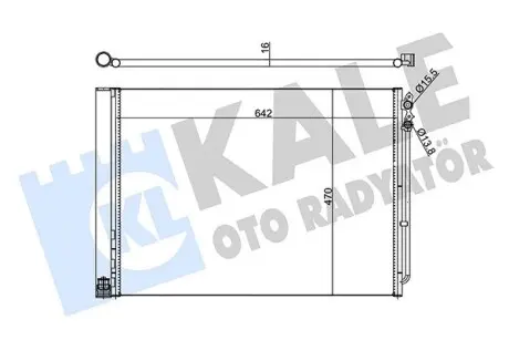342415 Радиатор кондиционера 5 F10,6,7 F01 KALE OTO RADYATOR подбор по vin на Brocar