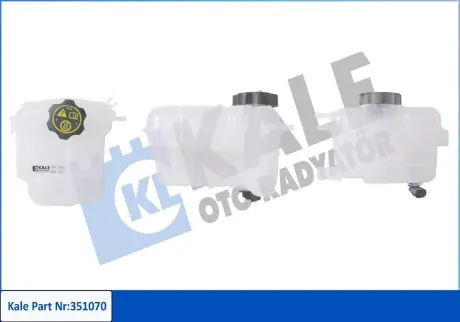 351070 Расширительный бачок Astra H/J 06- KALE OTO RADYATOR підбір по vin на Brocar