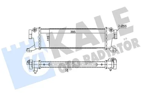 347900 Інтеркулер W168,Vaneo 1.6/1.9 01- KALE OTO RADYATOR підбір по vin на Brocar