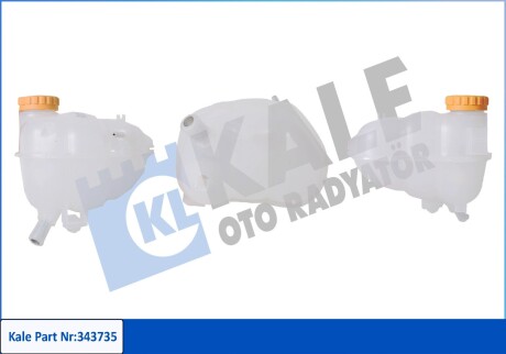 343735 Розширювальний бачок Vectra B 95- KALE OTO RADYATOR підбір по vin на Brocar