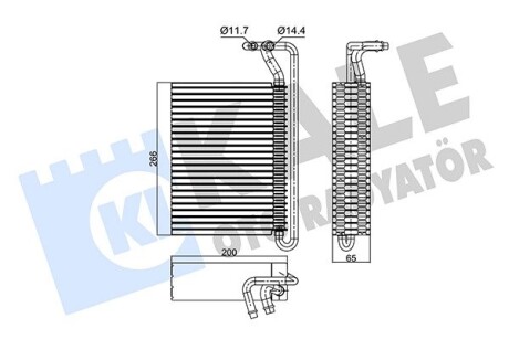 350115 Випарник 3 E46 98-,X3 E83 04- KALE OTO RADYATOR підбір по vin на Brocar