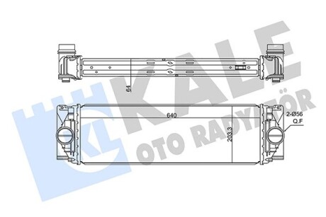 350885 Інтеркулер Sprinter 2.2CDI 06- KALE OTO RADYATOR підбір по vin на Brocar