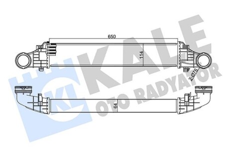 344985 Интеркулер W211 2.0/3.2CDI 02- KALE OTO RADYATOR подбор по vin на Brocar