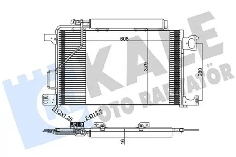 392900 Радиатор кондиционера W203 KALE OTO RADYATOR підбір по vin на Brocar