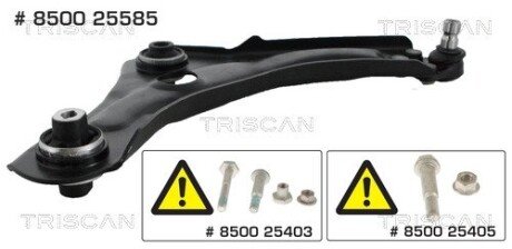 850025585 WAHACZ RENAULT P. MEGANE IV 1,2-1,6 15- PR TRISCAN підбір по vin на Brocar