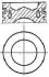 8743290500 Поршень VW Jetta/Golf/Caddy 1.6TDI 05- (79.75mm/+0.25) NURAL підбір по vin на Brocar