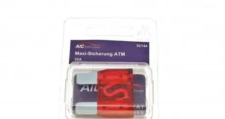52144 Предохранитель 50А (Мини, с плоскими контактами) AIC підбір по vin на Brocar