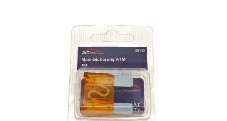 52143 Предохранитель 40А (Maxi, с плоскими контактами) AIC підбір по vin на Brocar