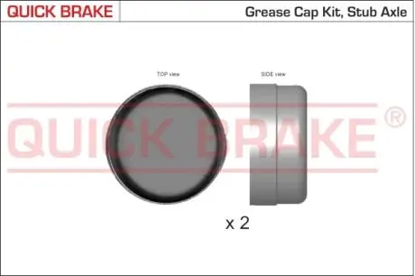 9823K 9823K QUICK BRAKE Пылезащитные колпачки для ступицы QUICK BRAKE подбор по vin на Brocar