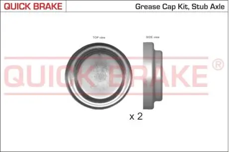 9824K 9824K QUICK BRAKE Пылезащитные колпачки для ступицы QUICK BRAKE подбор по vin на Brocar