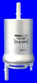 ELE6063 ELE6063 Фільтр палива (аналогWF8311/KL176/6D) MECAFILTER підбір по vin на Brocar