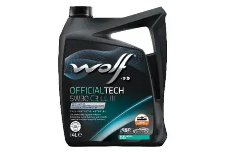 1048180 OFFICIALTECH 5W30 C3 LL III 4Lx4 (NEW) WOLF подбор по vin на Brocar