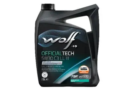 1048181 OFFICIALTECH 5W30 C3 LL III 5Lx4 (NEW) WOLF підбір по vin на Brocar