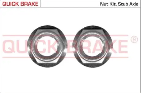 9806K 9806K QUICK BRAKE Гайки для ступиці QUICK BRAKE підбір по vin на Brocar