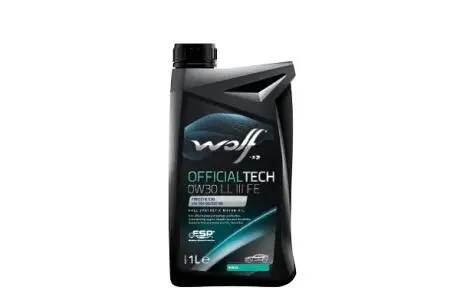 1044342 OFFICIALTECH 0W30 LL III FE 1Lx12 WOLF подбор по vin на Brocar