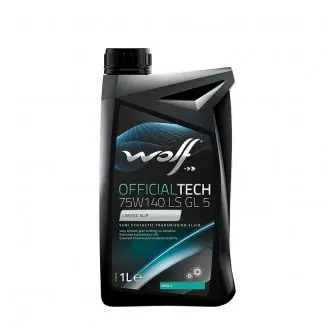 8304200 OFFICIALTECH 75W140 LS GL 5 1Lx12 WOLF підбір по vin на Brocar