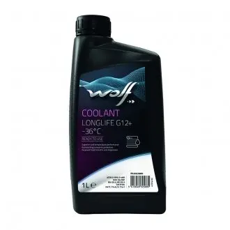 8325885 COOLANT LONGLIFE G12+ -36°C 1Lx12 WOLF підбір по vin на Brocar