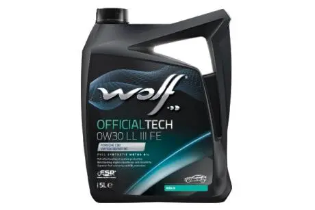 1044344 OFFICIALTECH 0W30 LL III FE 5Lx4 WOLF подбор по vin на Brocar