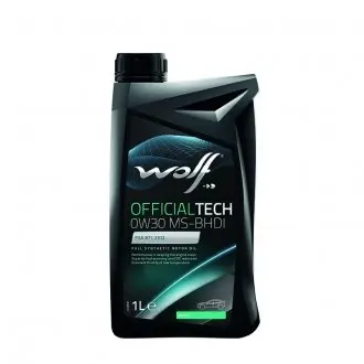 8323393 OFFICIALTECH 0W30 MS-BHDI 1Lx12 WOLF підбір по vin на Brocar