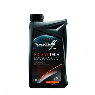 8300622 EXTENDTECH 80W90 LS GL 5 1Lx12 WOLF підбір по vin на Brocar