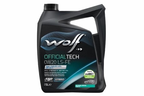 8339479 OFFICIALTECH 0W20 LS-FE 5Lx4 Wolf подбор по vin на Brocar