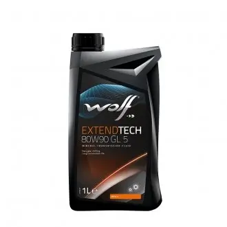 8304309 EXTENDTECH 80W90 GL 5 1Lx12 WOLF подбор по vin на Brocar