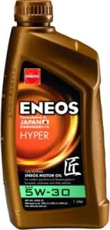 EU0030401N Олія ДВЗ 5W-30 ENEOS HYPER API SN, ACEA C3, GM Dexos 2, 1л, синт. Eneos підбір по vin на Brocar