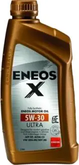EU0025401N Масло ДВС 5W-30 ENEOS X ULTRA API SP/SN Plus, ACEA C3, VW 504.00/507.00, 1л, синт. Eneos подбор по vin на Brocar