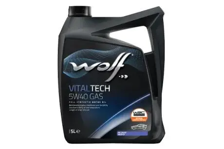 8326097 VITALTECH 5W40 GAS 5Lx4 WOLF подбор по vin на Brocar