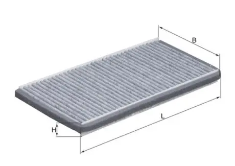 LAK448 Фільтр салону MAHLE / KNECHT підбір по vin на Brocar
