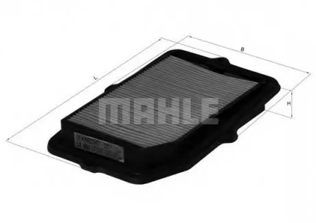 LX850 Повітряний фільтр MAHLE / KNECHT підбір по vin на Brocar